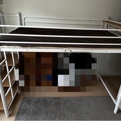 ロフトベッド（ホワイト）の画像