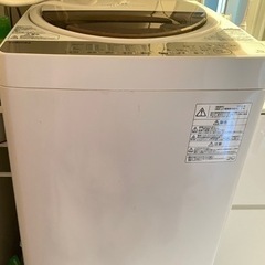 【お譲り決まりました】 TOSHIBA [全自動洗濯機 7kg 風乾燥機能付] AW-7G5(W) の画像