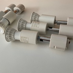 ★計9点★お値下げ！【LEDライト付】スポットライト レールライト用照明器具 E17E26 ソケット+LEDライトの画像