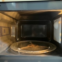 値下げしました！｟電子レンジ｠アイリスオーヤマ カウンタートップ 電子レンジ 17L ターンテーブル ヘルツフリー ブラックの画像