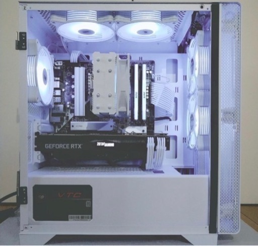 ゲーミングPC 白 RTX2070sp Ryzen5 5500