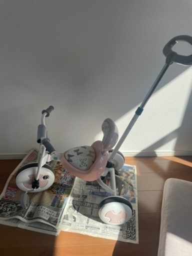 ディズニー　三輪車　数回使用