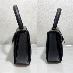 JRA オーストリッチ フォーマルハンドバッグ　ゴールド金具の画像