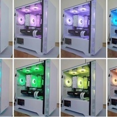 ゲーミングPC 白 RTX2070sp Ryzen5 5500の画像