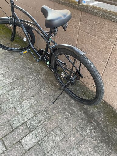 リサイクルショップどりーむ荒田店 No1084 ビーチクルーザー　２６インチ　マットブラックカラー　a.n.designworks 定価約７万円！