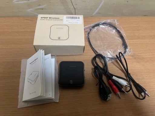 Bluetooth 5.0 トランスミッター BT-B19 レシーバー 受信機 送信機 1台2役 ブルートゥースの無い機種へも音出し可能！ 稼働確認済 中古品 ①
