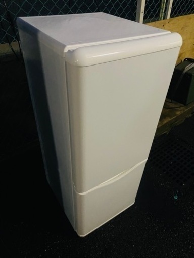 【2】YAMAZEN ドア冷蔵庫 YFRA-F150(W) 0129-112