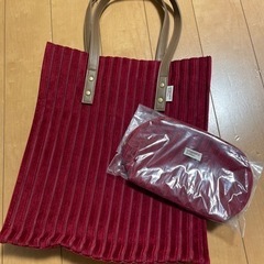 縦型バックとポーチ(未使用品)