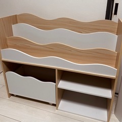 【ニトリ】キッズ収納ラック ミア3 Mナチュラル