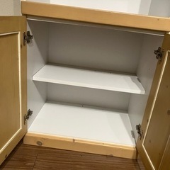 食器棚 レンジ台 の画像