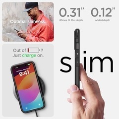 iPhone15Plus ケース Magsafe対応 スタンド付きの画像