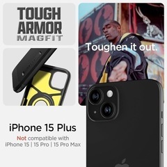 iPhone15Plus ケース Magsafe対応 スタンド付きの画像