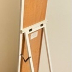 【値下げ】スタンドミラー　ホワイトの画像