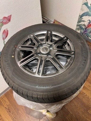 スタッドレスタイヤ ホイール付き　YOKOHAMA ICE GUARD5puls IG50 185/70R-14 4本セット