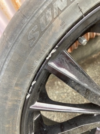 「受け渡し予定者決定」ウェッズ　レオニス18インチホイール4本（ロックナット付き）