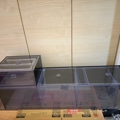 水槽、台、上部濾過槽セット