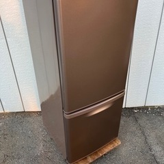 ■パナソニック 2ドア冷凍冷蔵庫 NR-B148W-T 2016年製■Panasonic 単身向け冷蔵庫 1人用2ドア冷蔵庫