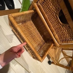 衣類収納　ハンガーラックの画像