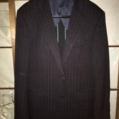 ☆激安☆中古品☆紳士上下ネイビースーツ Donate Vinci Italyの画像