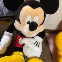 プーさん　ミッキー  ぬいぐるみの画像