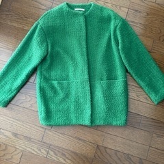 シェトワ⭐︎ ウール混ツイードミドルジャケット