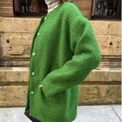 シェトワ⭐︎ ウール混ツイードミドルジャケットの画像