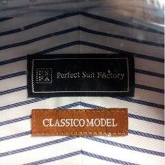 【P.S.FA】『Perfect Suit FActory　形態安定シャツ　Mサイズ』ドレスシャツ　ワイシャツ　ビジネスシャツの画像