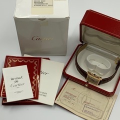 カルティエ　CARTIER タンクフランセーズ　クロノリフレックスXL 750YG クォーツ　保証書の画像