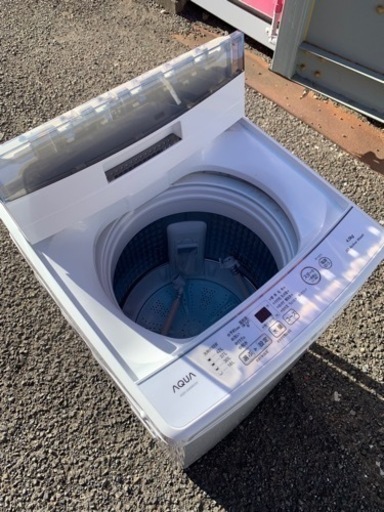 配送設置?2022年製　4.5kg AQUA 家電 生活家電 洗濯機