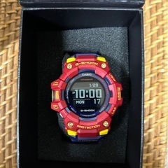 限定コラボ FCバルセロナ MATCHDAY+CASIO G-SHOCK Gショック　モバイルリンク機能 腕時計 GBD-100BAR-4JRの画像