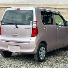 スズキ　ワゴンR　車検二年付き　ピンク　シートヒーター　アイドリングストップ　タイミングチェーンの画像