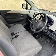 スズキ　ワゴンR　車検二年付き　ピンク　シートヒーター　アイドリングストップ　タイミングチェーンの画像