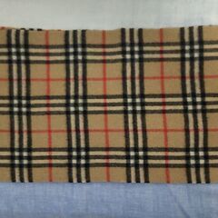 バーバリー　カシミアマフラー　チェック柄