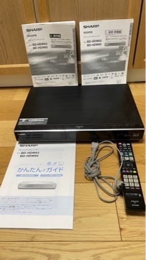 SHARP AQUOS ブルーレイディスクレコーダー BD-HDW63