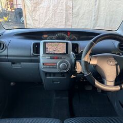 ダイハツ　タント　カスタム　X　ブラック　車検二年付き　タイミングチェーン　スライドドア　スマートキー　社外ナビの画像
