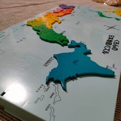 くもんの日本地図パズル（ピース欠け無し）公文 KUMON 知育玩具の画像