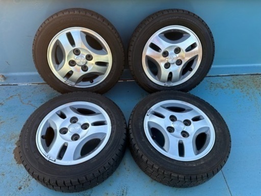 ダンロップ　スタッドレス　DSX ダイハツ　アルミホイール　155/65R13  73Q 溝有り