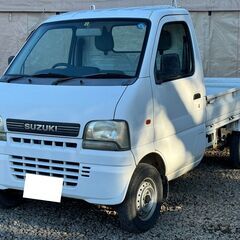 スズキ　キャリイ　トラック　5速マニュアル　エアコン　車検付き　
