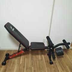 筋トレ用のベンチ 可変式 足トレ可能