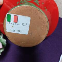 【陶器製花の置物購入者無料】花籠🇮🇹イタリア製の画像