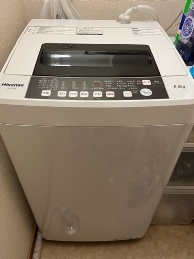 縦型洗濯機2018年製Hisence