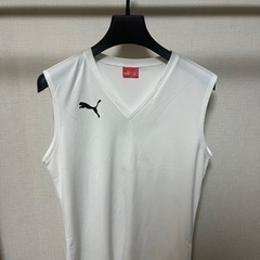PUMA プーマ　スポーツ インナー ノースリーブ Vネック T...