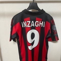 AC ミラン　サッカー レプリカ Tシャツ　中古品　Filippo Inzaghi フィリッポ・インザーギの画像