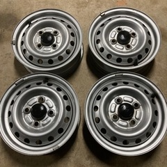 軽トラ 鉄チンホイール 12インチ 純正スチールホイールの画像
