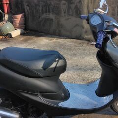 ⭐ホンダライブディオZXタイプ　マットブラック　AF34　ウイング付き　自家塗装っぽい感じです　原付バイクの画像