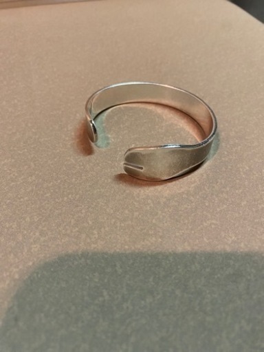 20AW Maison Margiela ロゴ刻印 タビシルバーバングル