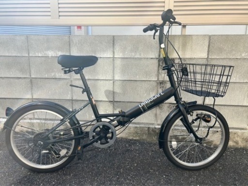 【大阪堺市/引取】⭐️激安価格⭐️ 20インチ 折りたたみ自転車 20インチ折りたたみ自転車美品変速オートライト付き (Kenta