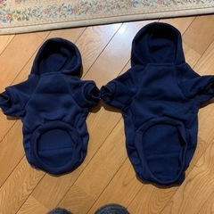 ペット用パーカートレーナー2枚セットの画像