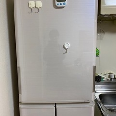シャープノンフロン両開き冷蔵庫(SJ-PW41C-C)