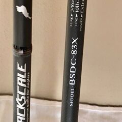 バス釣り　ロッド　Valleyhill バレーヒル　ブラックスケール　ディスタンスエディション BSDC-83X  ベイトロッド　釣り具　竿の画像